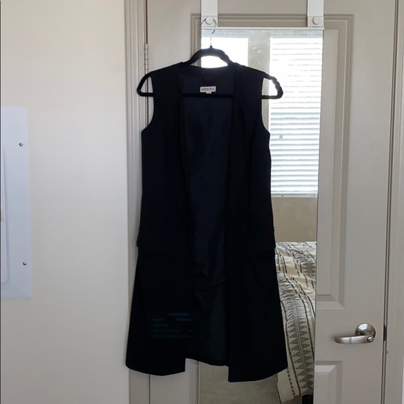 Merona Jackets & Blazers - Merona Black Sleeveless Coat